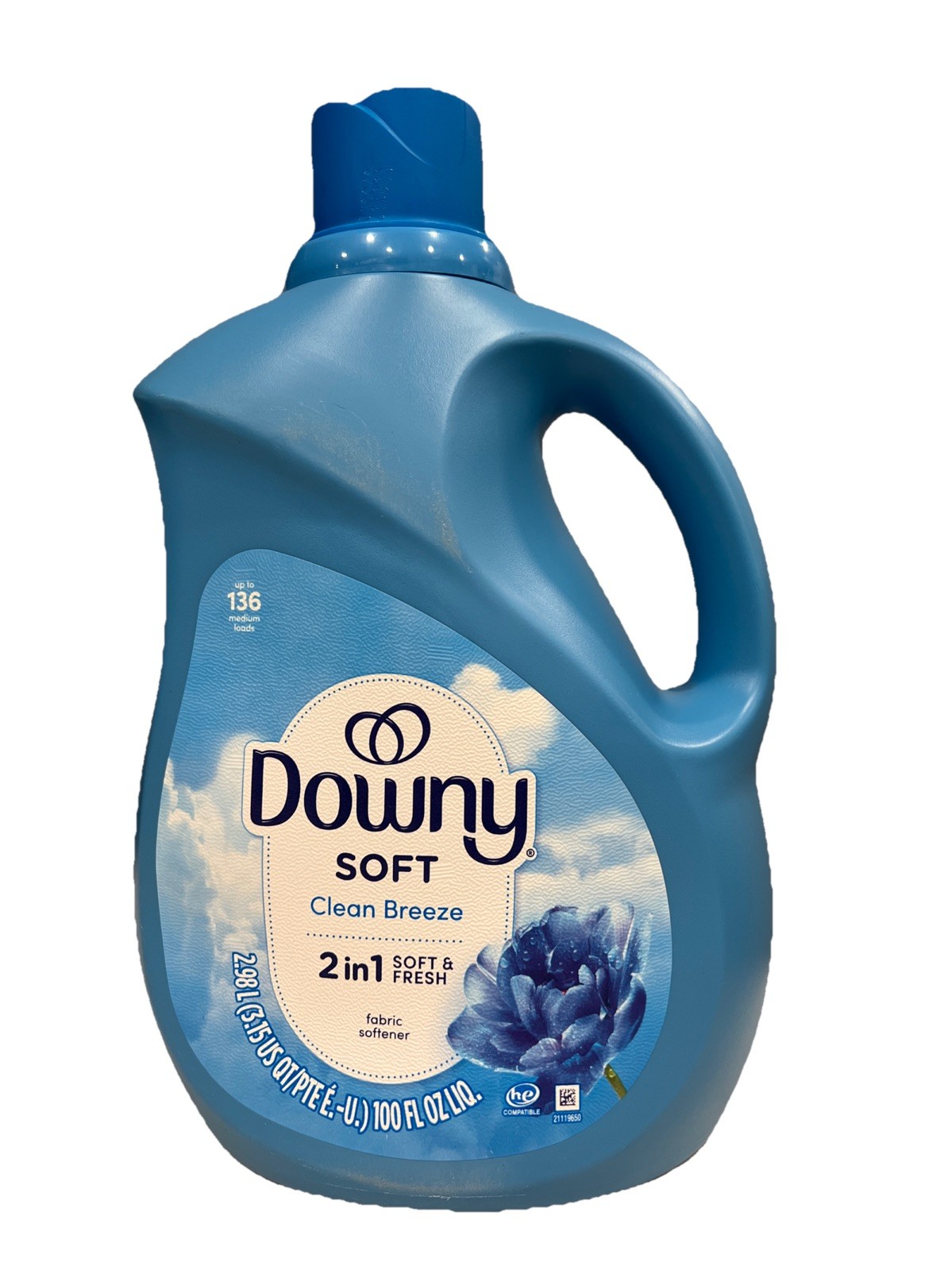 Downy Soft Clean Breeze 2 In 1 Soft & Fresh Fabric Softener Up To 136 Loads100oz gallery