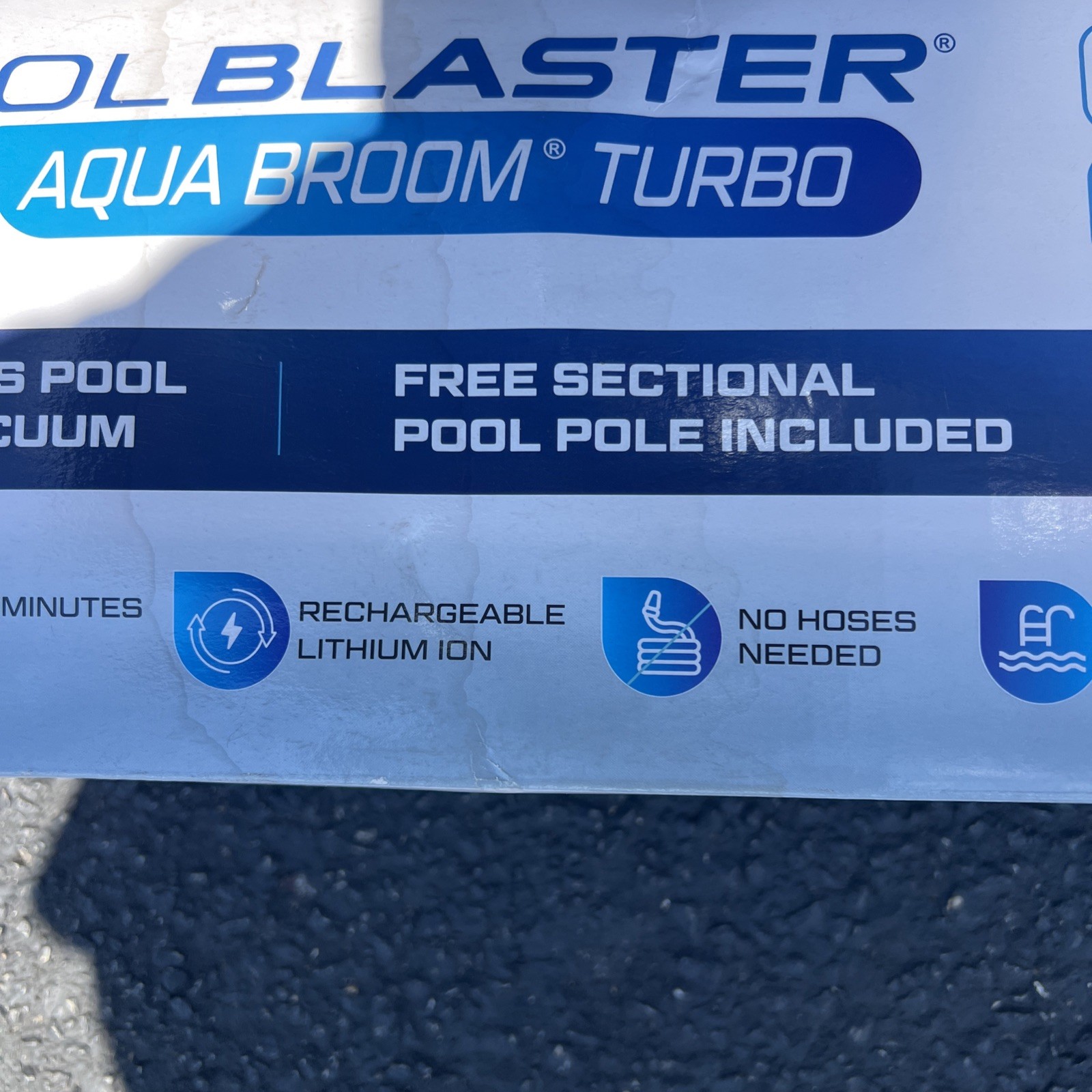 Pool Blaster Aqua Broom Turbo Cordless Rechargeable Spa Pool Vacuum Cleaner gallery