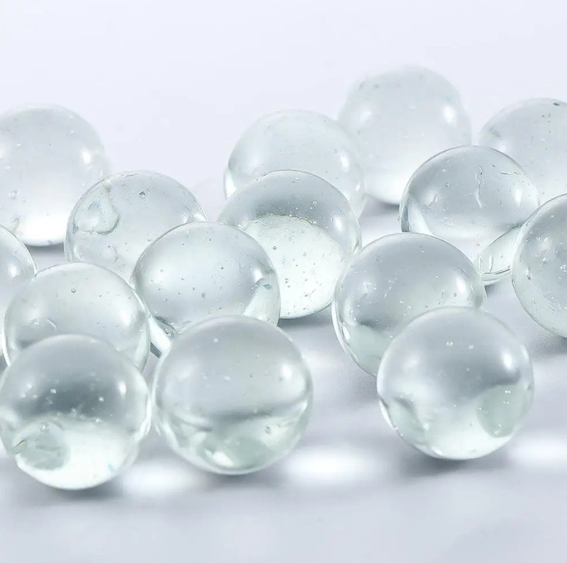 20pcs Transparent Solid Glass Marbles 10/14/16mm Slingshot & Games - NEW gallery