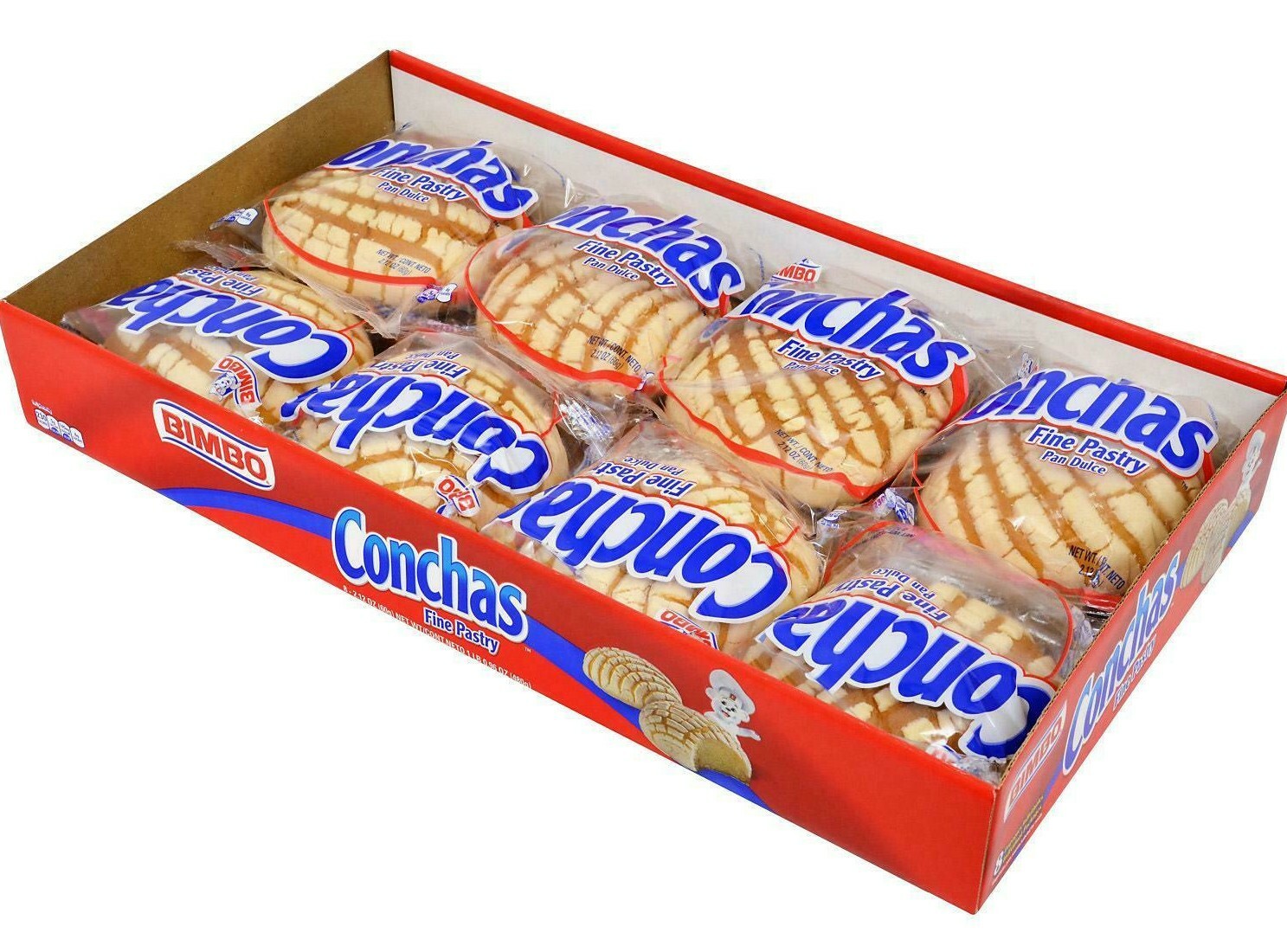 Bimbo Vanilla Conchas 8 ct 16.96 oz gallery
