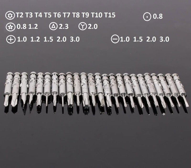 25 in1 Precision Screwdriver Set Computer Repair Torx Tool Kit Laptop Smartphone gallery