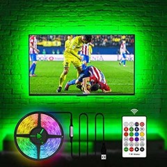 USB TV LED Backlight 75 Inch TV, Hamlite 18Ft Led Strip Lights for TV Backlight