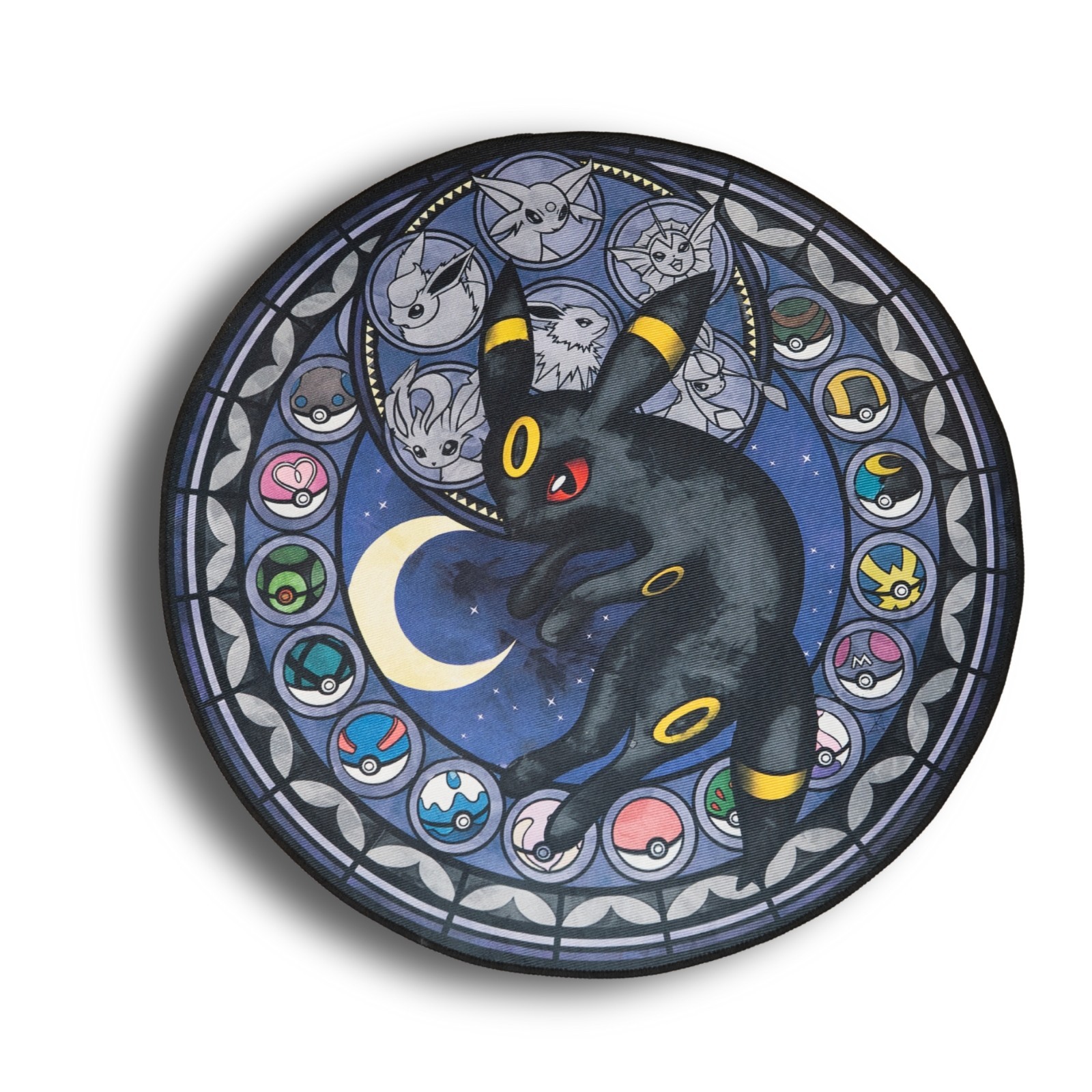 Pokémon Umbreon Eeveelution Rug 30" Round Dark Type Floor Mat Premium Anime gallery