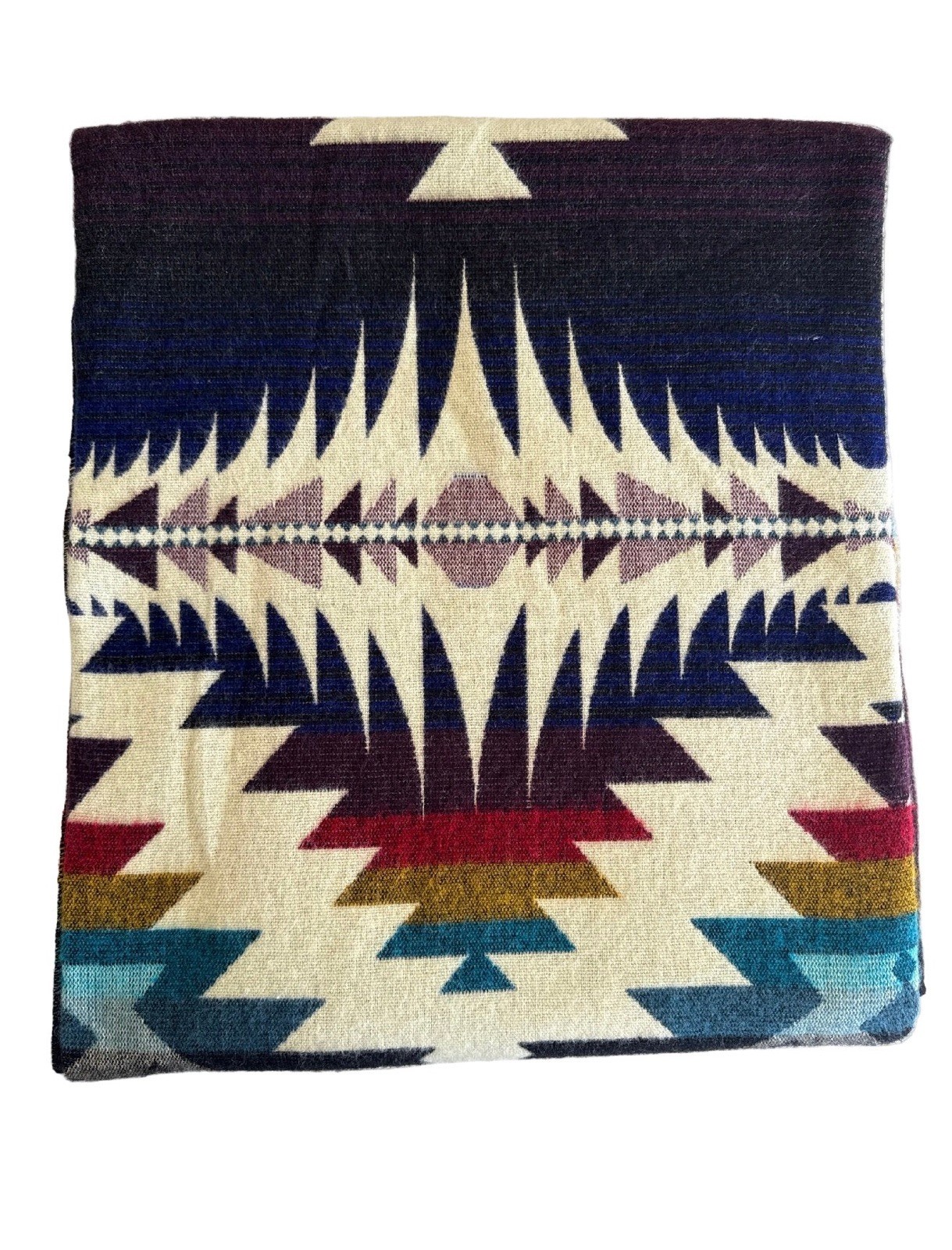 Alpaca Blanket - Cozy Colorful Native Pattern Throw - Made in Ecuador - 202623 gallery