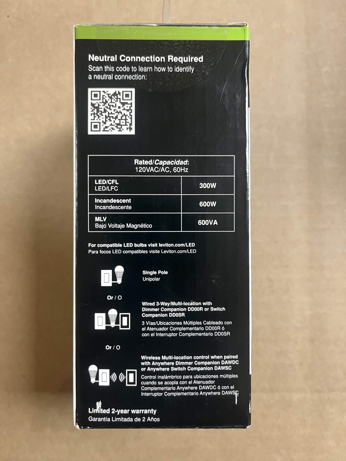 Leviton D215S-1RW Decora Smart Wi-Fi 2nd Gen Switch Alexa Apple Home White gallery