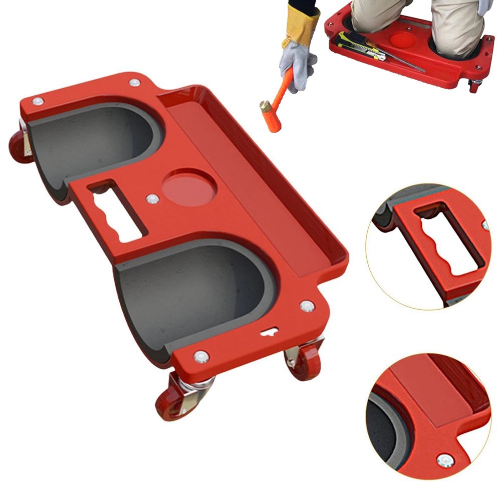 Rolling Knee Pads With Wheels Creeper Used For Tile Work Floor Construction Tool gallery