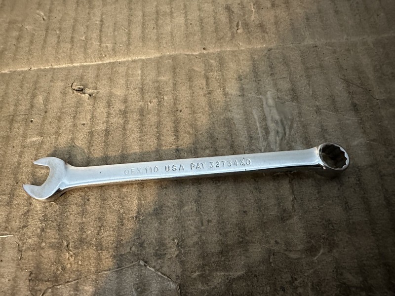 SNAP-ON TOOLS 11/32" 12 POINT COMBINATION WRENCH OEX110 USA gallery
