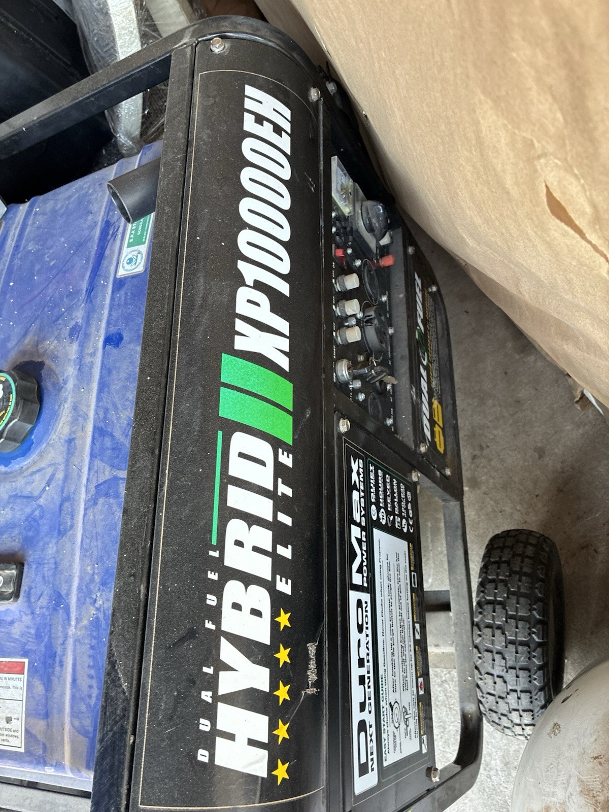 DuroMax XP10000EH Dual Fuel Electric Start Generator 8.3 Gal Home Backup gallery
