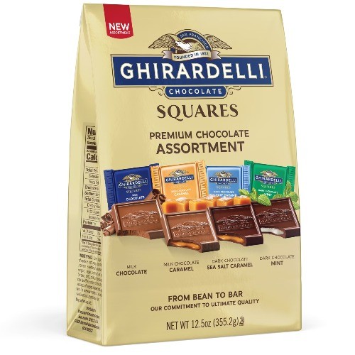 Ghirardelli Premium Square Chocolate Assortment - XL Bag - 12.5oz gallery