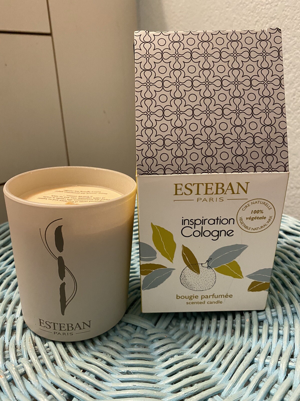 Esteban Inspiration Cologne Scented Candle 6.7 oz Brand New in box gallery