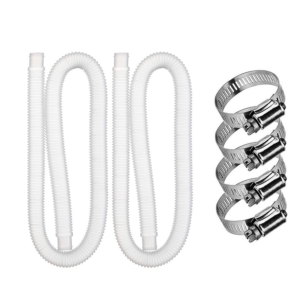 2 Pack Pool Pump Replacement Hose Pipe Accessory For Above Ground Pools Part gallery