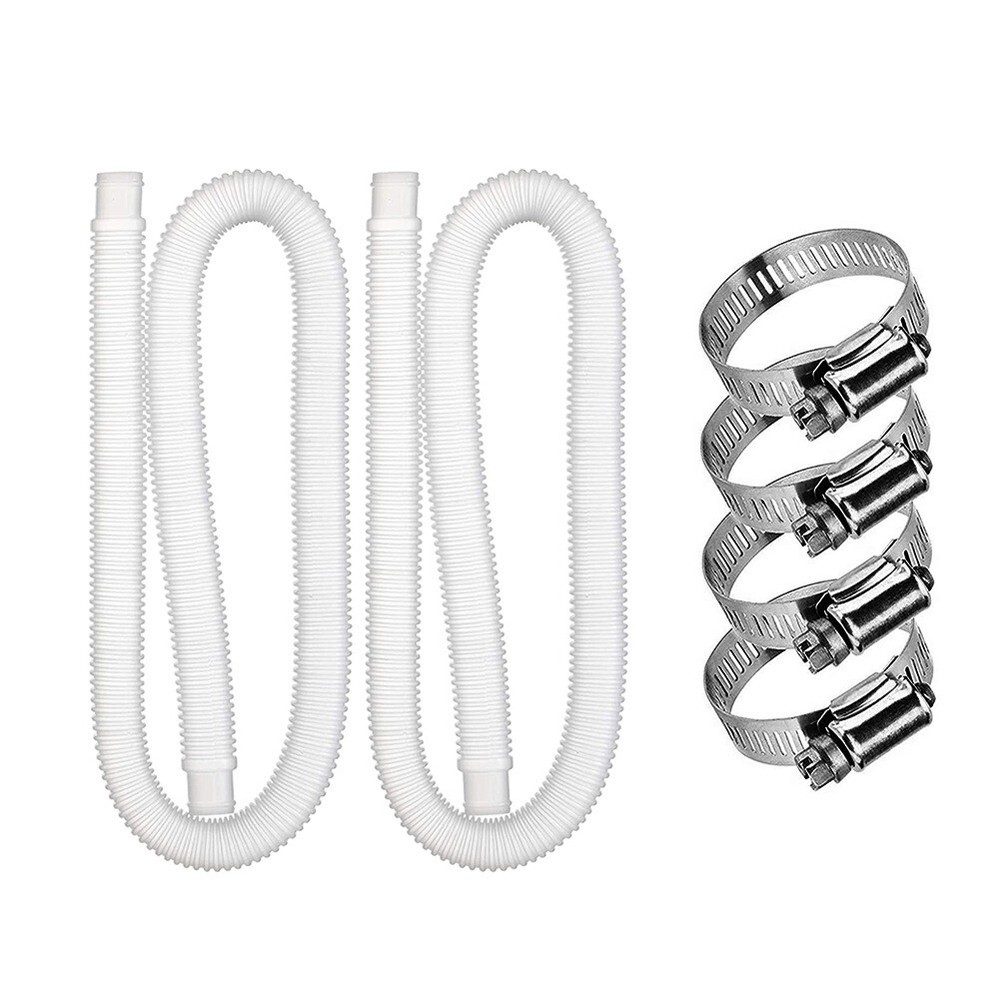For Intex 1.25" Diameter Accessory Pool Pump Replacement Hose - 59" Long 2 Pack