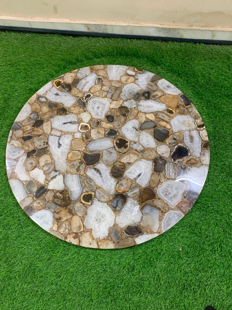 Agate Stone Table, Patio Table, Gems Table,Geode Agate Table Diy, Coffee Table