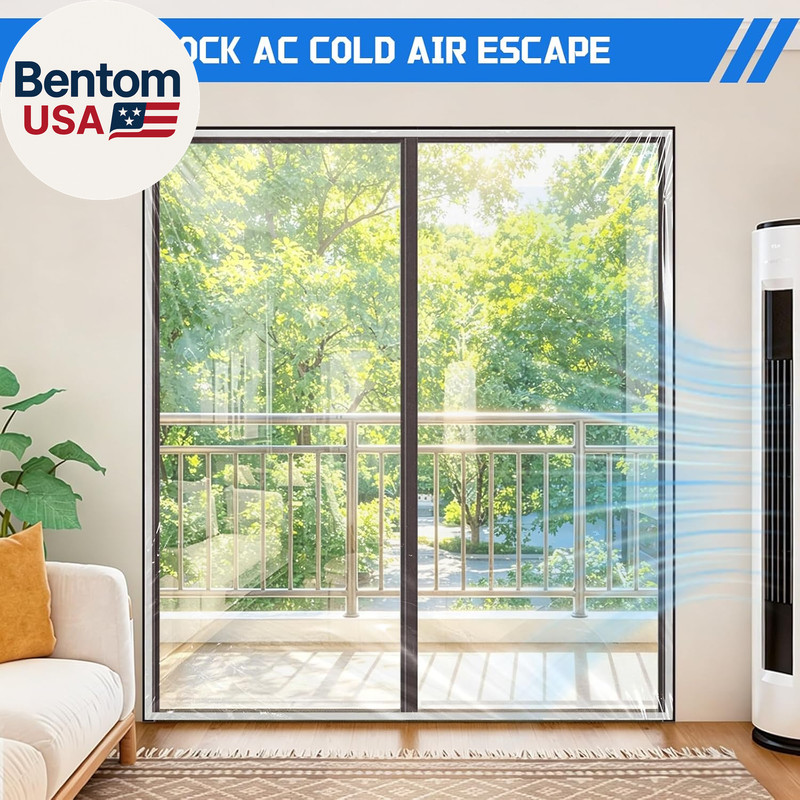 Heavy Duty Window Insulation Kit for Winter - 75 in X 79 in Clear Plastic 180㎛ T gallery