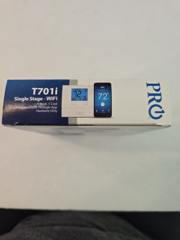 PRO1 T701i WiFi Programmable Thermostat for 1 Heat 1 Cool, App Control NEW gallery