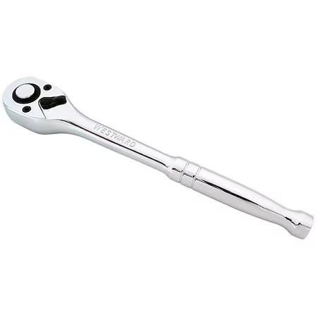 Westward 4Yp75 1/2 In Drive 72 Geared Teeth Pear Head Style Hand Ratchet, 10 In gallery