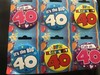 Birthday Badges All Milestone Age 21 30 40 50 60 gallery