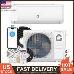18000 BTU Mini Split Air Conditioner with Heat Pump 19 SEER 1.5 Ton Inverter AC