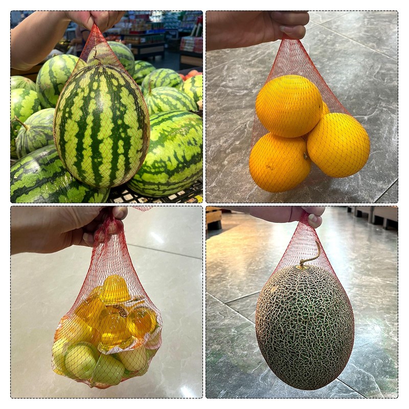 Watermelon Nets 23.62 Inch Hanging Melon Hammocks Bag for Garden Yellow 50 Pack gallery