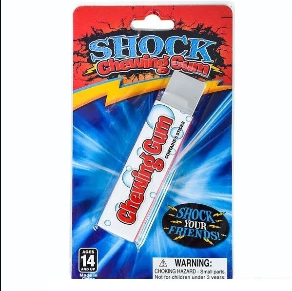 Shocking Gum - Electric Shocking Chewing Gum Shock Joke Gag Prank Funny Gift gallery