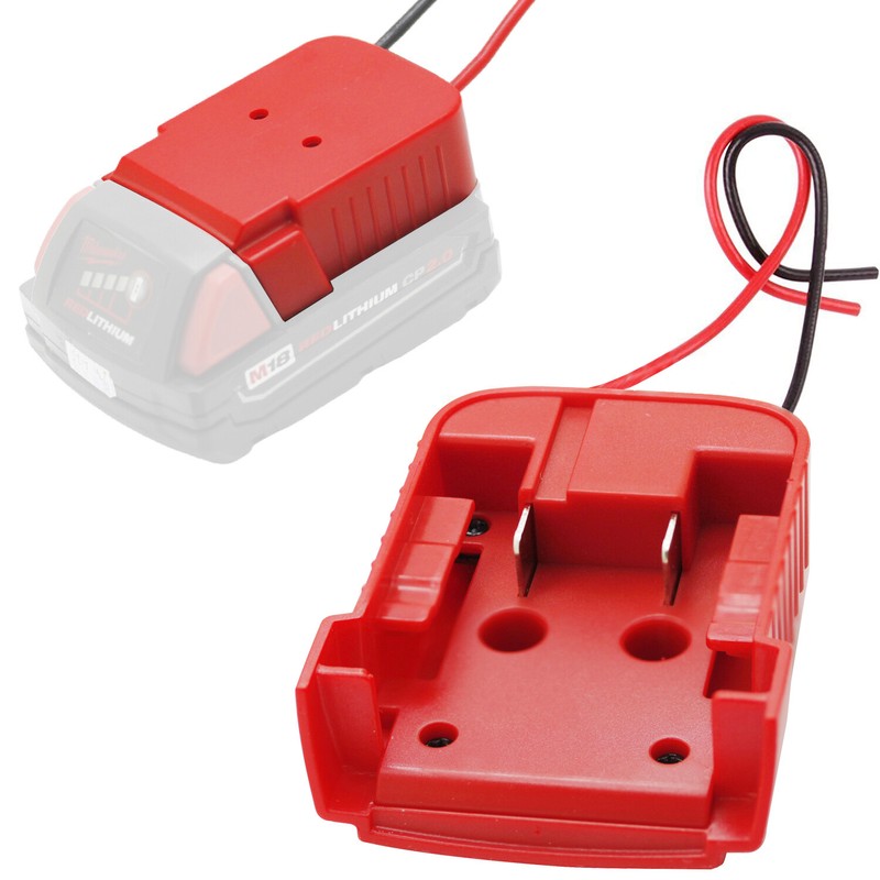 DIY Power Wheels Adapter Connect Compatible With Milwaukee M18 18V Battery Dock gallery
