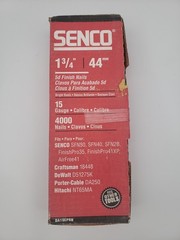 SENCO 15 Guage 1 3/4″ 44mm Bright Basic 5D Finish Nails 4000-Count
