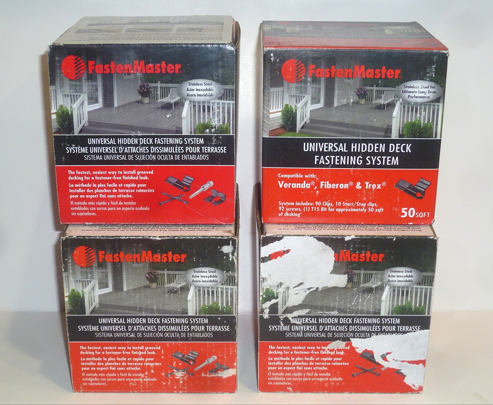 FastenMaster Universal Hidden Deck Fastening System 50 sq ft per box (Lot of 4) gallery