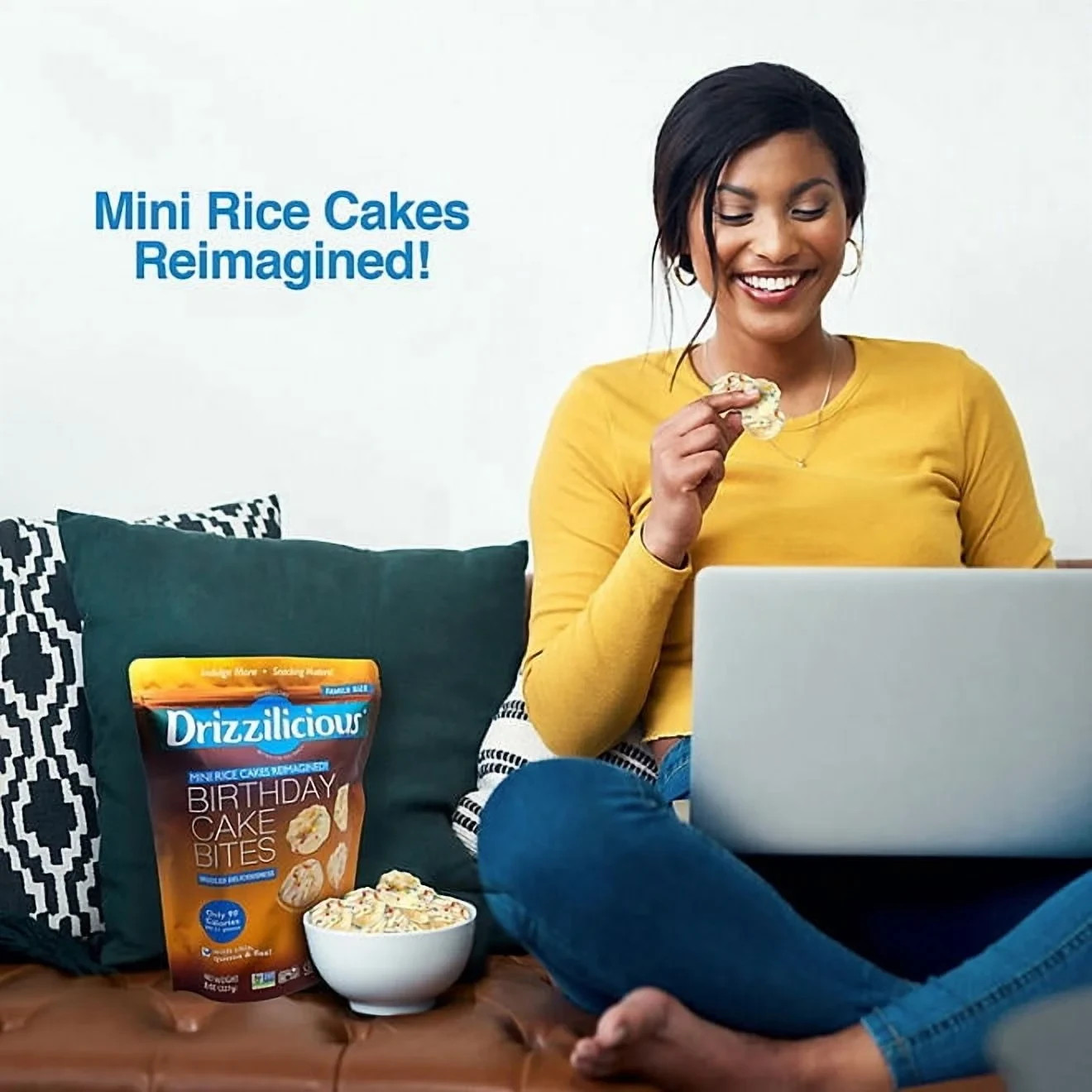 Drizzilicious Mini Rice Cakes Birthday Cake Bites, 4 Ounce, Kosher, Gluten Free gallery