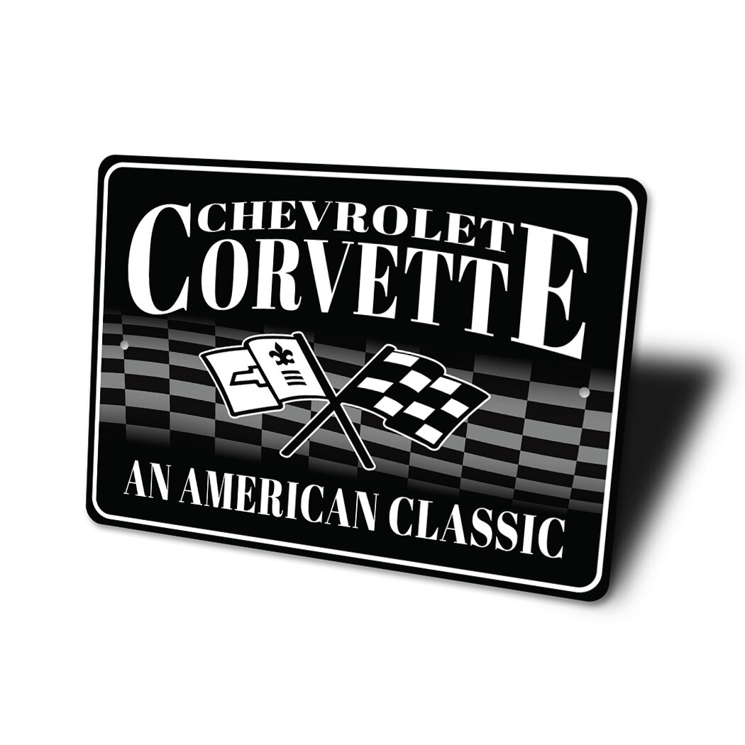 Chevrolet Corvette American Classic Metal Sign Chevy Automotive Car Man Cave gallery