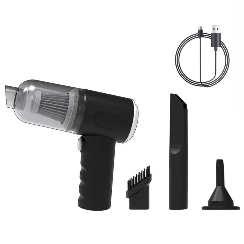 9000Pa Wireless Car Vacuum Cleaner USB Charging 1200mAh Portable Cleaning Applia gallery