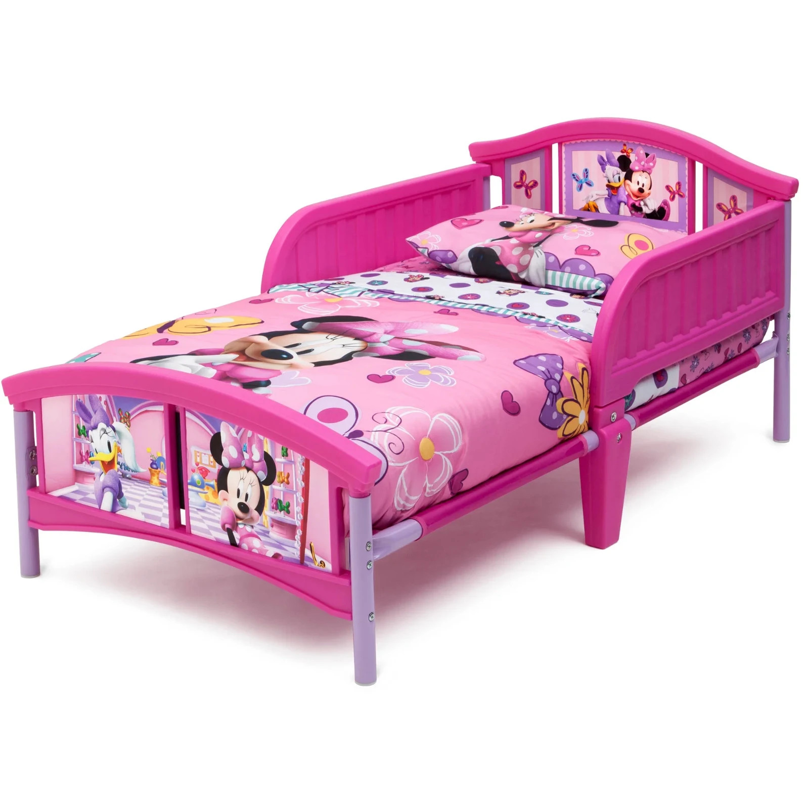 Delta Children Disney Minnie Mouse Plastic Toddler Bed, Pink gallery