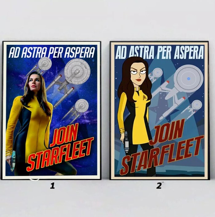 Custom Art Join Starfleet Star Trek Strange New Worlds Poster, 1pcs gallery