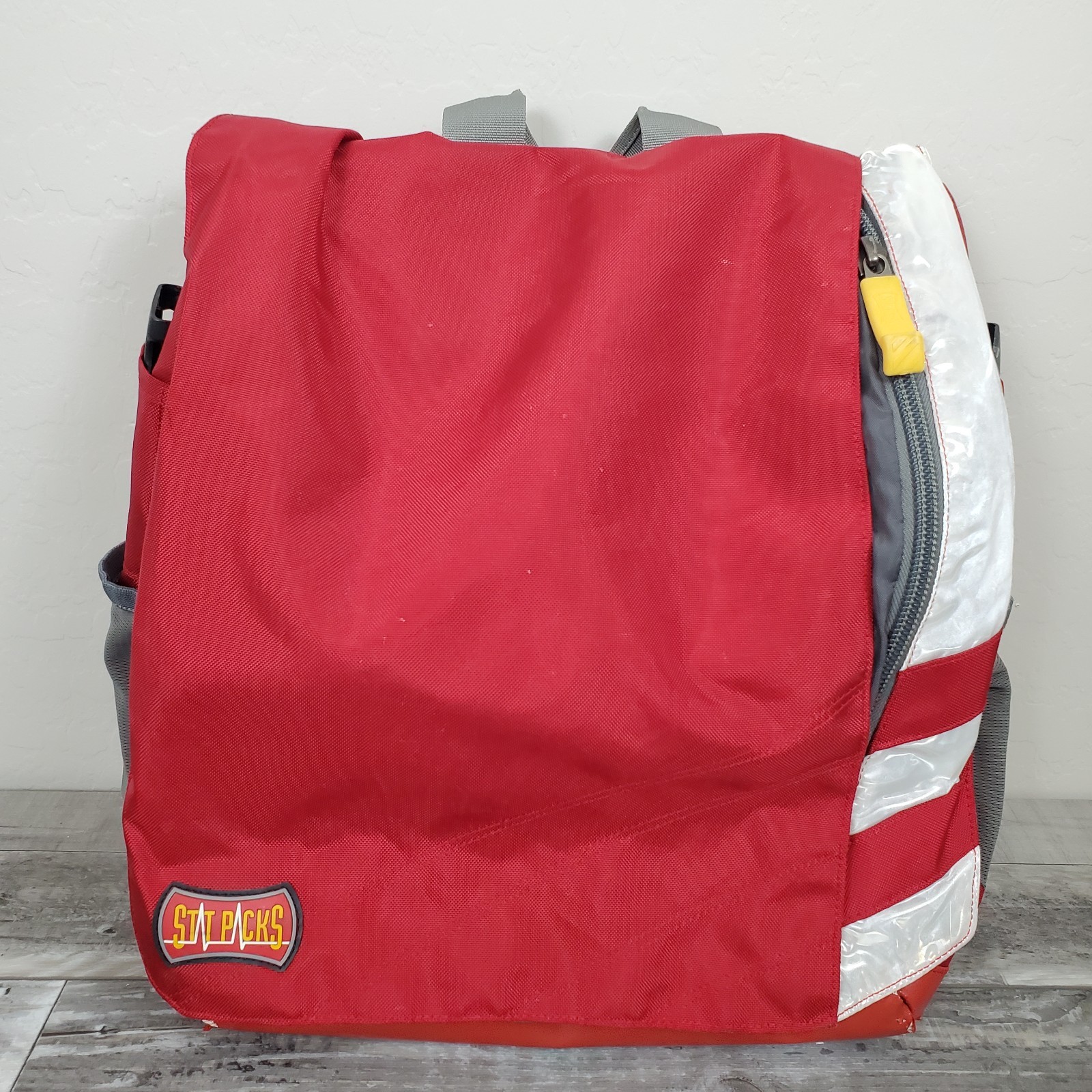 StatPacks EMS Medic Flap Front Red Backpack Bag
