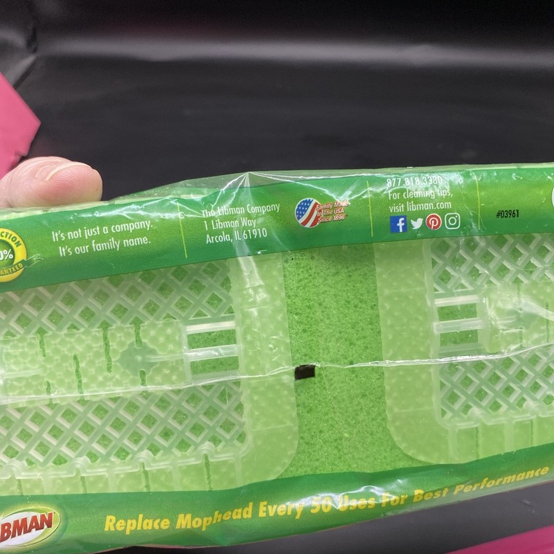 Libman Big Gator Mop Refill Super Absorbent Green 11” Head NEW & FACTORY SEALED gallery