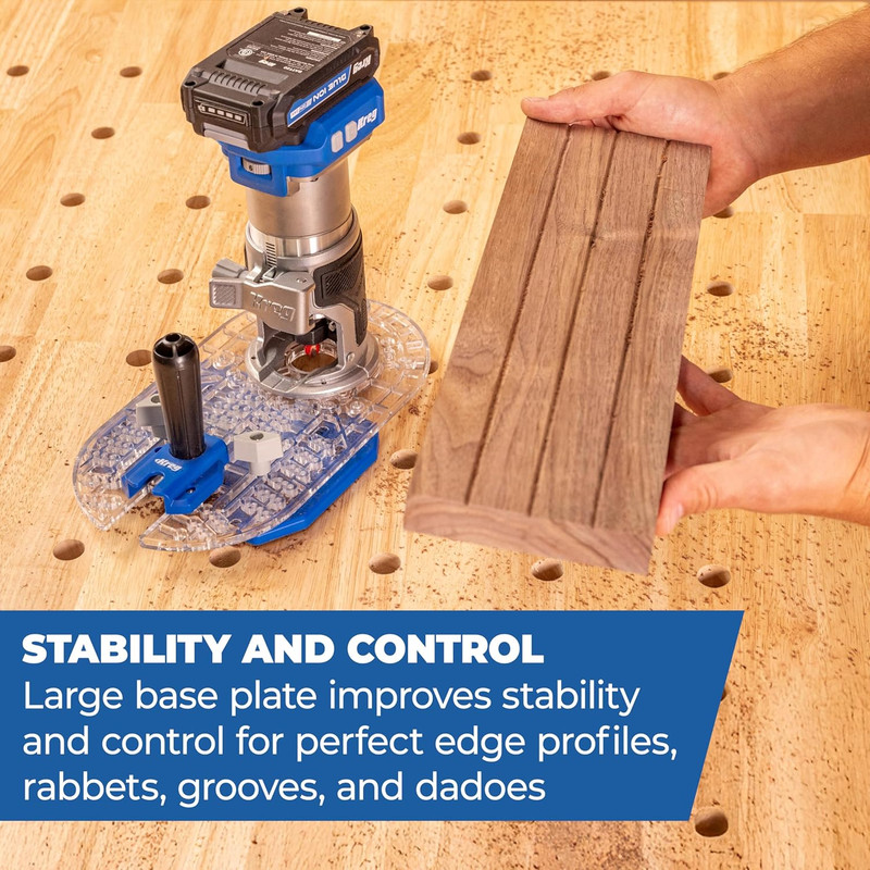 Trim Router Edge Guide - Precision Router Edge Guide Accessory - Durable Attachm gallery