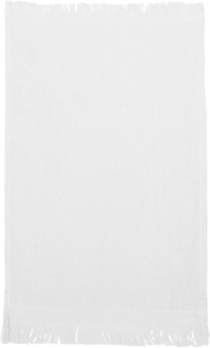 - Fringed Reversible Fingertip Towel Cotton Size: 11in W x 18in L (10 Pack) gallery