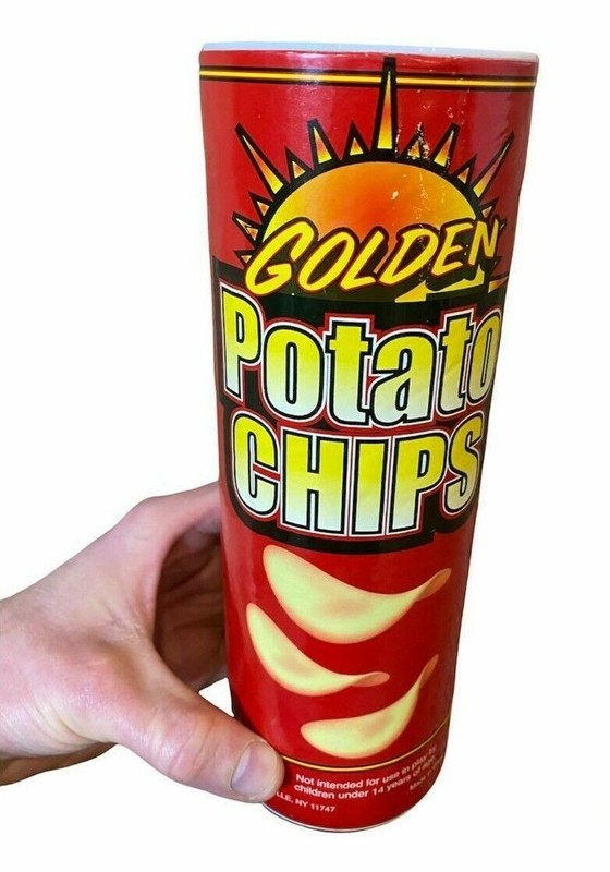Potato Chips Snake Can Spring Pop - Fun Classic GaG Prank Joke Clown Party Toy gallery