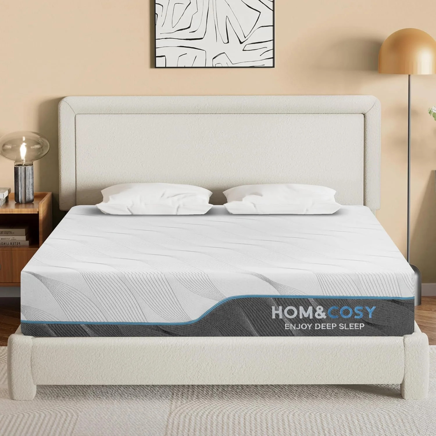 Queen Size Mattress, 8/10 Inch Medium Firm - Extra Firm Dual Sides Flippable gallery