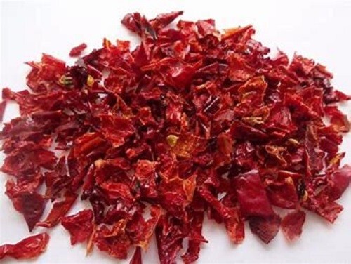 Red Bell Pepper Flakes 3/8 Size - 4 Ounces - Dehydrated Sweet Peppers gallery