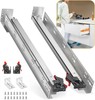Soft Close Bottom Mount Drawer Slides 21 Inch Rails with Rear mounting Bracket.. gallery