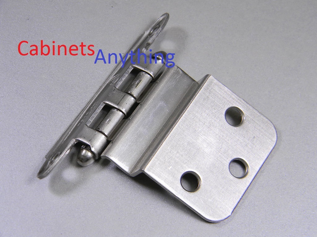 (Pair) Amerock Satin Nickel 3/8 Inset Free Swinging Hinges BP3417-G10 gallery
