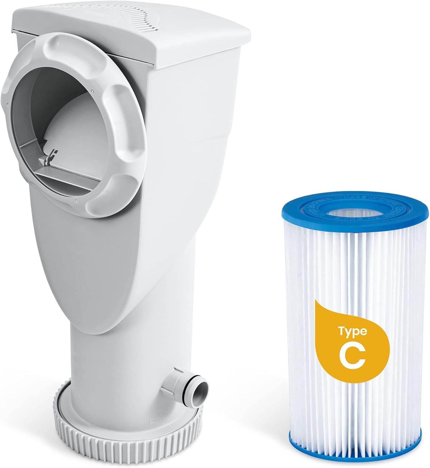 Skimmerplus 1,500 GPH Pool Filter Pump & Skimmer for Easy Maintenance gallery