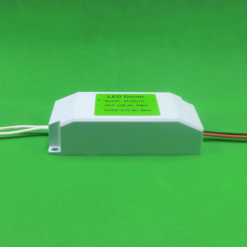 AC LED Driver +Shell 25~36x1W 300mA Power Supply Lamp Light Bulb 25W 28W 30W 36W gallery