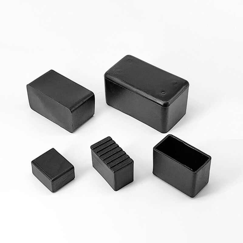 Square/Rectangle Chair Leg Cap Rubber Feet Protector Pads Furniture Table Covers gallery