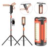 3-Head Rechargeable LED Camping Light 10000mAh, 67" Adjustable Stand, Tripod gallery