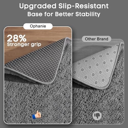 Small Rug Upgrade Non Slip Throw Bedside Area 2' x 3' (Rectangular) 1- Grey gallery