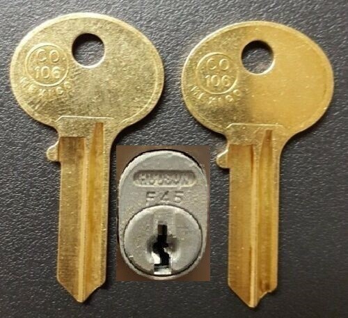 ✅ F01-F100 2-Keys For Hudson / Cole Filing Cabinet "cut to your key code" 100% ✅ gallery
