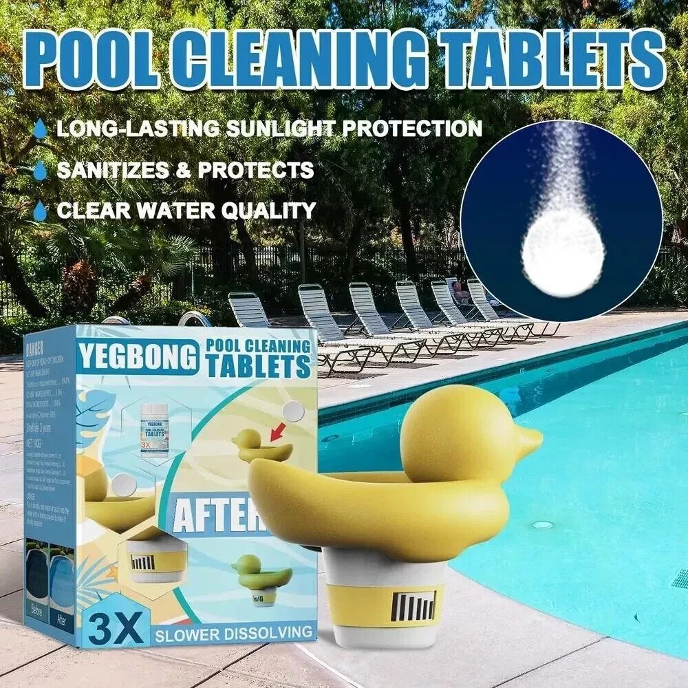 Yegbong pool cleaning tablet - 100pcs gallery