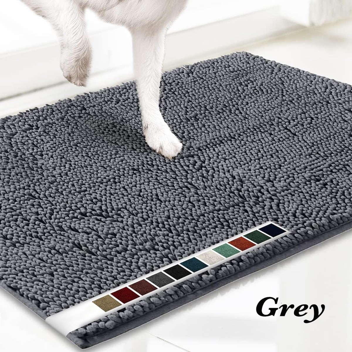 Super Absorbent Door Mat Non-Slip Microfiber Quick Dry Machine Washable Pet Rug gallery