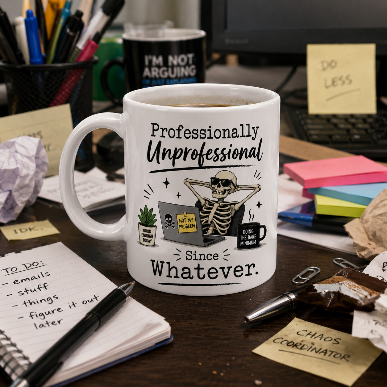Professionally Unprofessional Since Whatever Mug 12 or 15 oz Size gallery